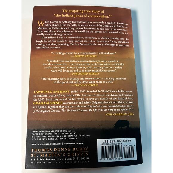 The Last Rhinos Book - By: Lawrence Anthony; Graham Spence - Picture 2 of 4